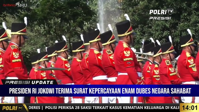 PRESISI UPDATE 14.00 WIB : Presiden RI Jokowi Terima Surat Kepercayaan Enam Dubes Negara Sahabat