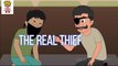 The Real Thief - Types of Thieves - Animated Stories - English Cartoon  - Moral Stories - Puntoon - cartoon story