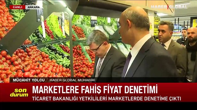 Marketlerde fahiş fiyat denetimi gerçekleşiyor