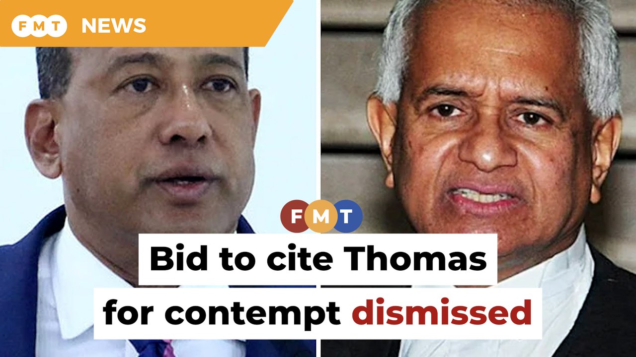 Ex-arbitration centre director fails in bid to cite Thomas for contempt