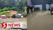 Cars plunge into ravine in Seremban, flash floods hit Kuala Pilah