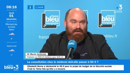 Les médecins bourguignons réclament une consultation à 50 euros