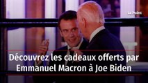 Découvrez les cadeaux offerts par Emmanuel Macron à Joe Biden