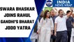 Actor Swara Bhaskar Joins Rahul Gandhi's Bharat Jodo Yatra | Oneindia News *News