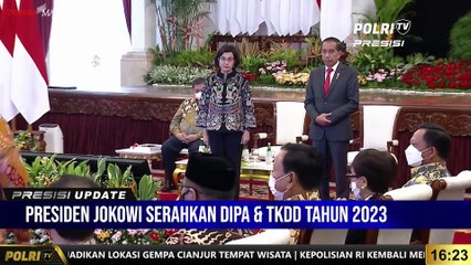 PRESISI UPDATE 16.00 WIB : Penyerahan DIPA dan Buku Daftar Alokasi Transfer ke Daerah Tahun Anggaran 2023