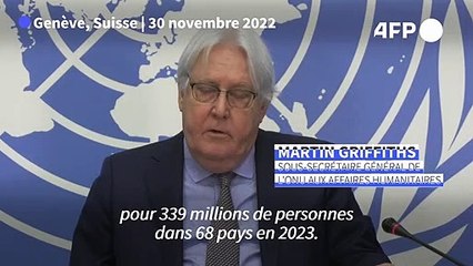 L'ONU lance un appel record pour l'aide humanitaire face aux multiples crises mondiales