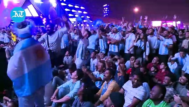 FIFA World Cup: Argentina fans scream “Messi”
