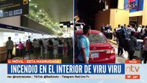 Corto circuito en el interior del aeropuerto Viru Viru obliga a evacuar a pasajeros y funcionarios