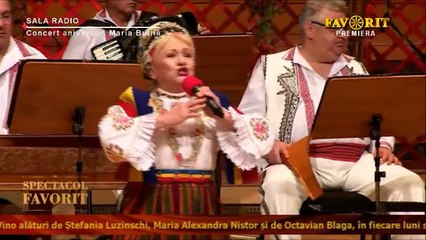 Sava Negrean Brudascu in cadrul spectacolului aniversar Maria Butila - Sala Radio - Favorit TV - 20.11.2022