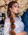Beautiful trendy long hair styling ideas for events | buns | curls | braid styles | floral designs