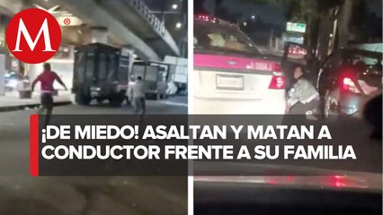 Conductor fue asesinado frente a sus familares en avenida Canal de Apatlaco, CdMx