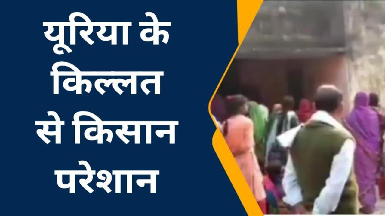 यूरिया के किल्लत से किसान परेशान, काफी कम मात्रा में बिस्कोमान भवन पर उपलब्ध हो रहा यूरिया