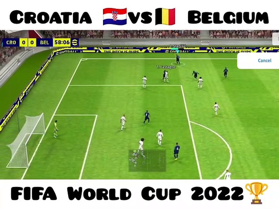 Croatia vs Belgium FIFA World Cup 2022.