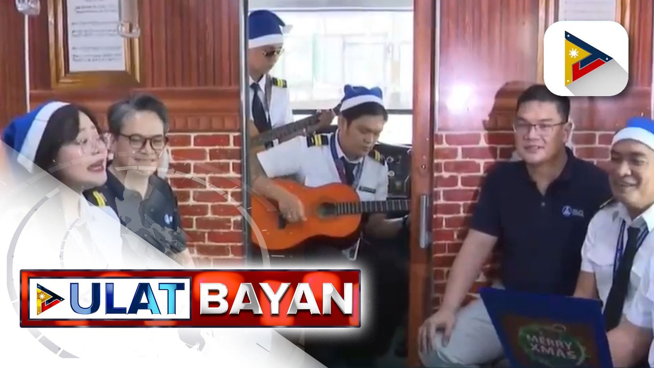 Christmas train ng LRT-1, nagbalik na matapos mahinto dahil sa pandemya