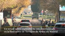 Interceptan un tercer sobre explosivo en la Base aérea de Torrejón de Ardoz en Madrid