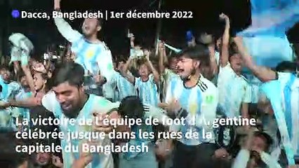 Mondial : la victoire de l'Argentine fêtée au Bangladesh