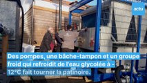 Comment la patinoire de Rambouillet a été installée ?