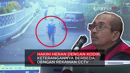 Hakim Heran dengan Kodir, Keterangannya Berbeda dengan Rekaman CCTV: Kodir, Kodir