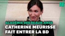 Les larmes aux yeux, Catherine Meurisse fait entrer la BD dans les Beaux-Arts