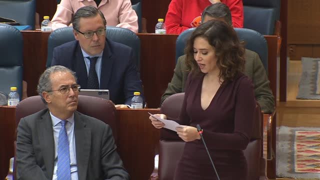Ayuso acusa a Sánchez de estar llevando a España camino de una dictadura