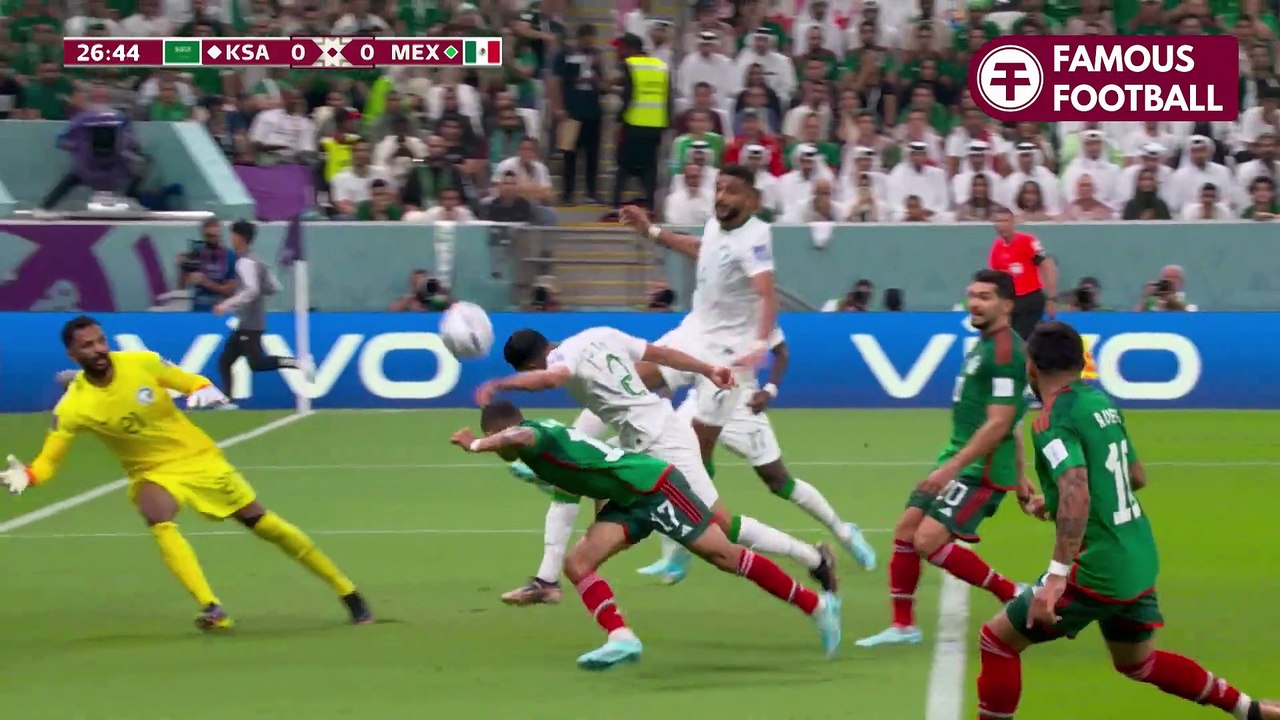 Match Highlights - Saudi Arabia 1 vs 2 Mexico - Matchday 40 - World Cup Qatar 2022 | Famous Football