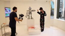 Philip Colbert presents world's first robot artist in London