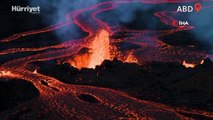 Hawaii'deki Mauna Loa yanardağı lav püskürtmeye devam ediyor