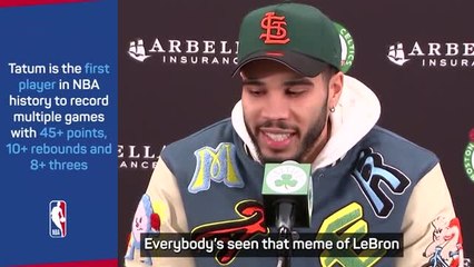 Williams unleashed inner LeBron and predicted I'd score 50 - Tatum