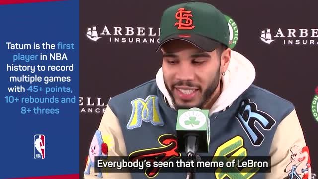 Williams unleashed inner LeBron and predicted I'd score 50 - Tatum