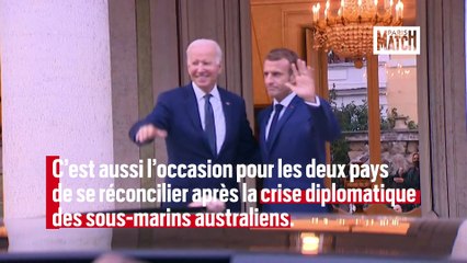 Macron reçu par Biden à Washington
