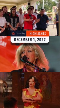 Rappler's highlights: West PH Sea, Christine McVie, and Drag Den PH | December 1, 2022 | The wRap