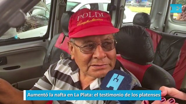 Aumentó la nafta en La Plata, el testimonio de los platenses