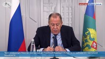 Serguei Lavrov justifie les bombardements sur les installations énergétiques de l'Ukraine