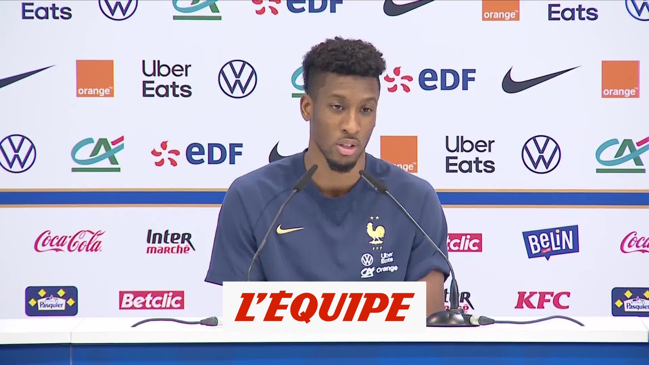 Coman : «Lewandowski ? Le mieux est qu'il n'ait pas le ballon» - Foot - CM 2022 - BLeus