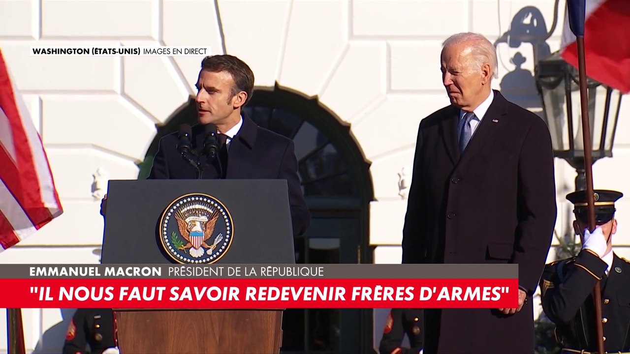 Emmanuel Macron : «Nos deux pays ont la même foi dans la liberté»