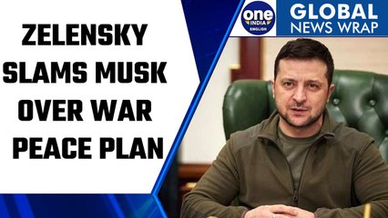 下载视频: Russia – Ukraine war: Zelensky slams Elon Musk over billionaire’s peace plan | Oneindia News *News