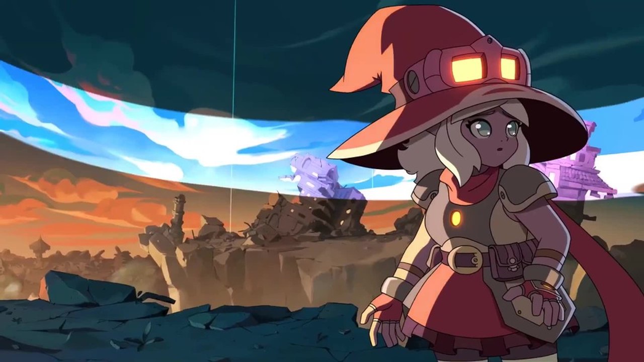 The Knight Witch ist Metroidvania, Kartenspiel und Bullet Hell in einem