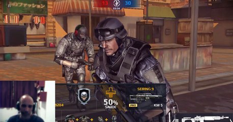 Modern Combat 5 Batalha em Equipe Mapa Ruas.