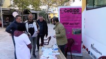 Journée mondiale de lutte contre le Sida : les professionnels de santé de Martigues avec le public