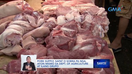 Pagmahal ng karneng baboy sa palengke kaysa farmgate, pinasisilip ng isang grupo | Saksi