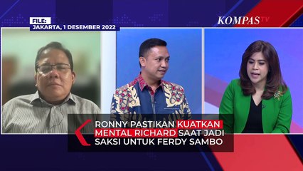 Ronny Talapessy Pastikan Kuatkan Mental Richard Saat Jadi Saksi Untuk Ferdy Sambo Nanti