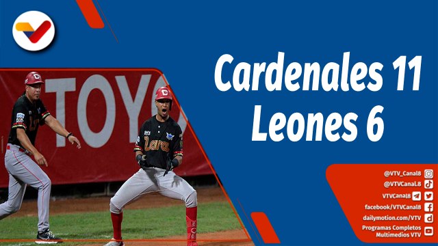 Deportes VTV | LVBP: Cardenales vence 11 carreras por 6 a los Leones del Caracas
