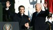 «Il nous faut savoir redevenir frères d’armes», déclare Macron reçu par Biden aux Etats-Unis