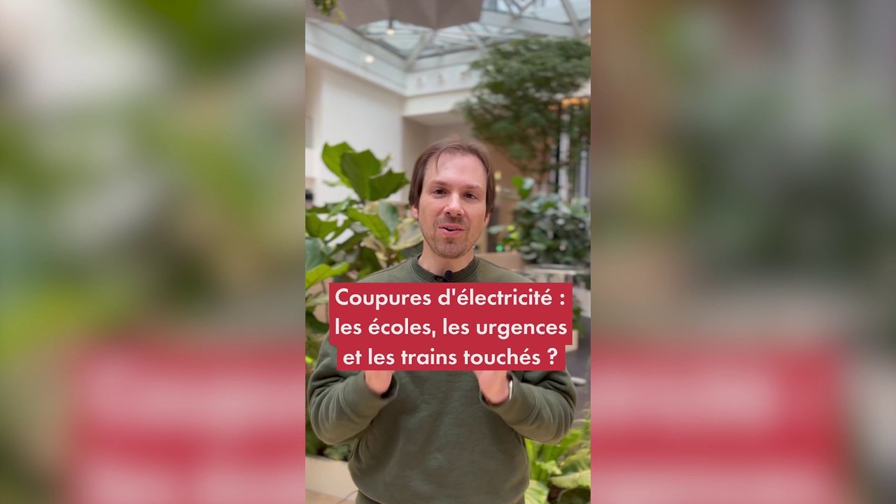 Coupures d'électricité : les écoles, les urgences et les trains touchés ?