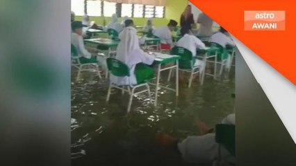 Video Tular | Bomba sahkan murid duduki peperiksaan UPKK dalam banjir