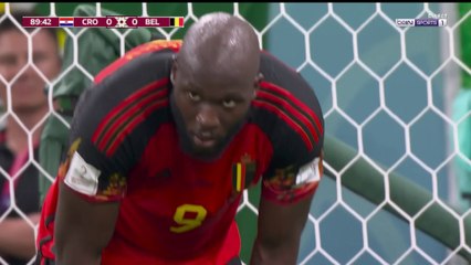 Coupe du Monde 2022 : Le raté incompréhensible de Lukaku qui élimine la Belgique !