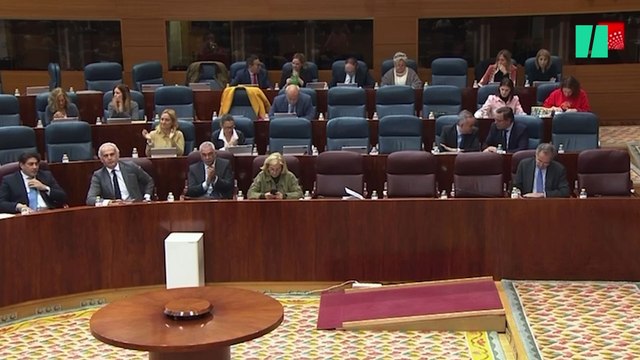 Rivero habla en la Asamblea de Madrid sobre qué programas tiene el gobierno de Ayuso en la prevención de infecciones del VIH