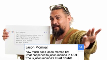 Jason Momoa Answers the Web's Most Searched Questions