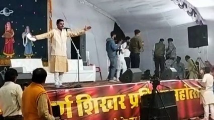 VIDEO: वागड़ प्रयाग बेणेश्वर में देर रात तक बही काव्य सरिता