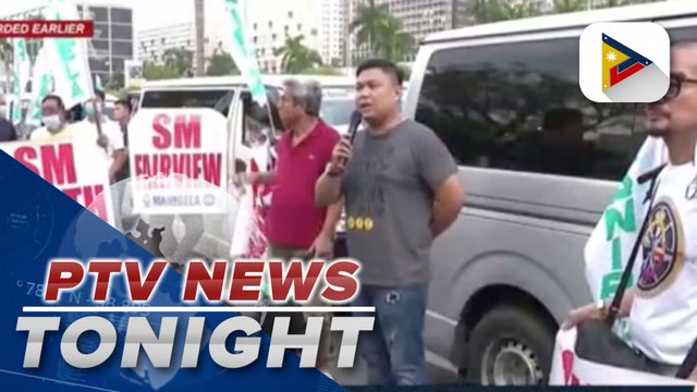 Transport operators, drivers gather to protest proposed hike in terminal, dispatch fees